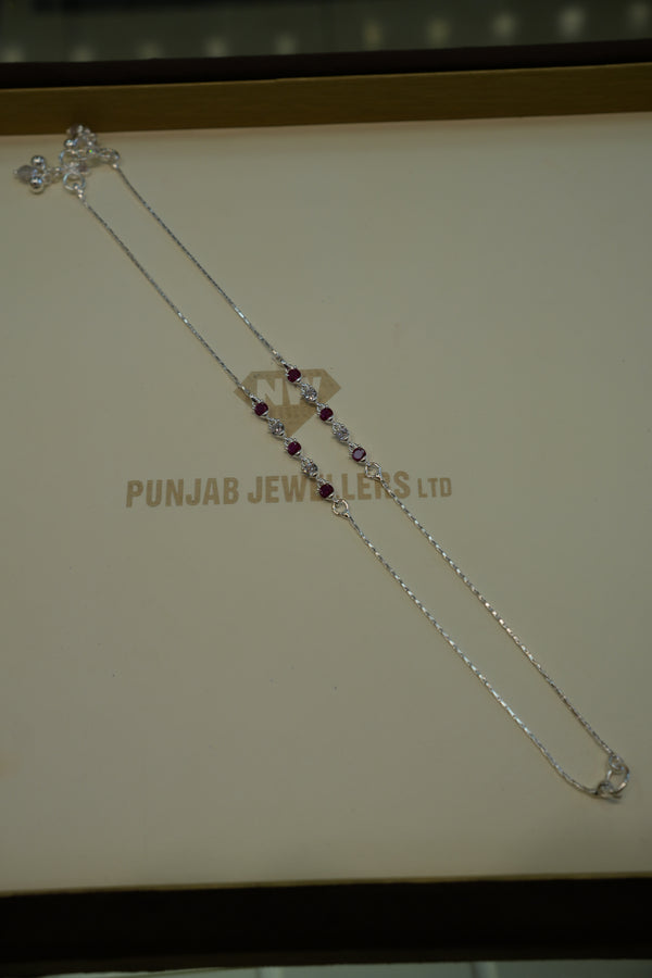 Silver Daily Wear Anklets