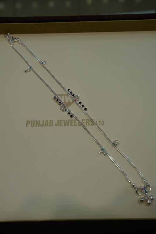 Silver Anklets