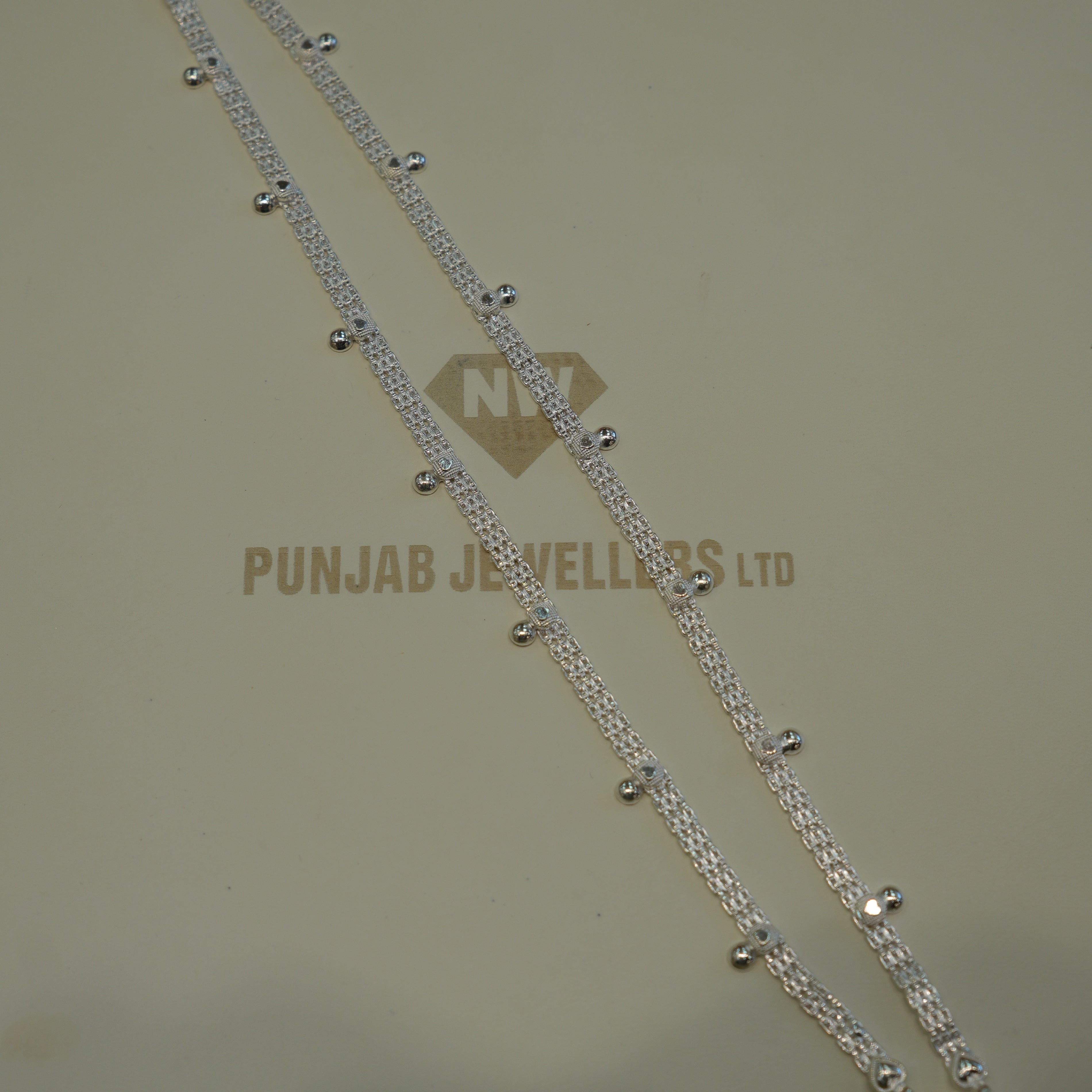 Silver Trendy Anklets
