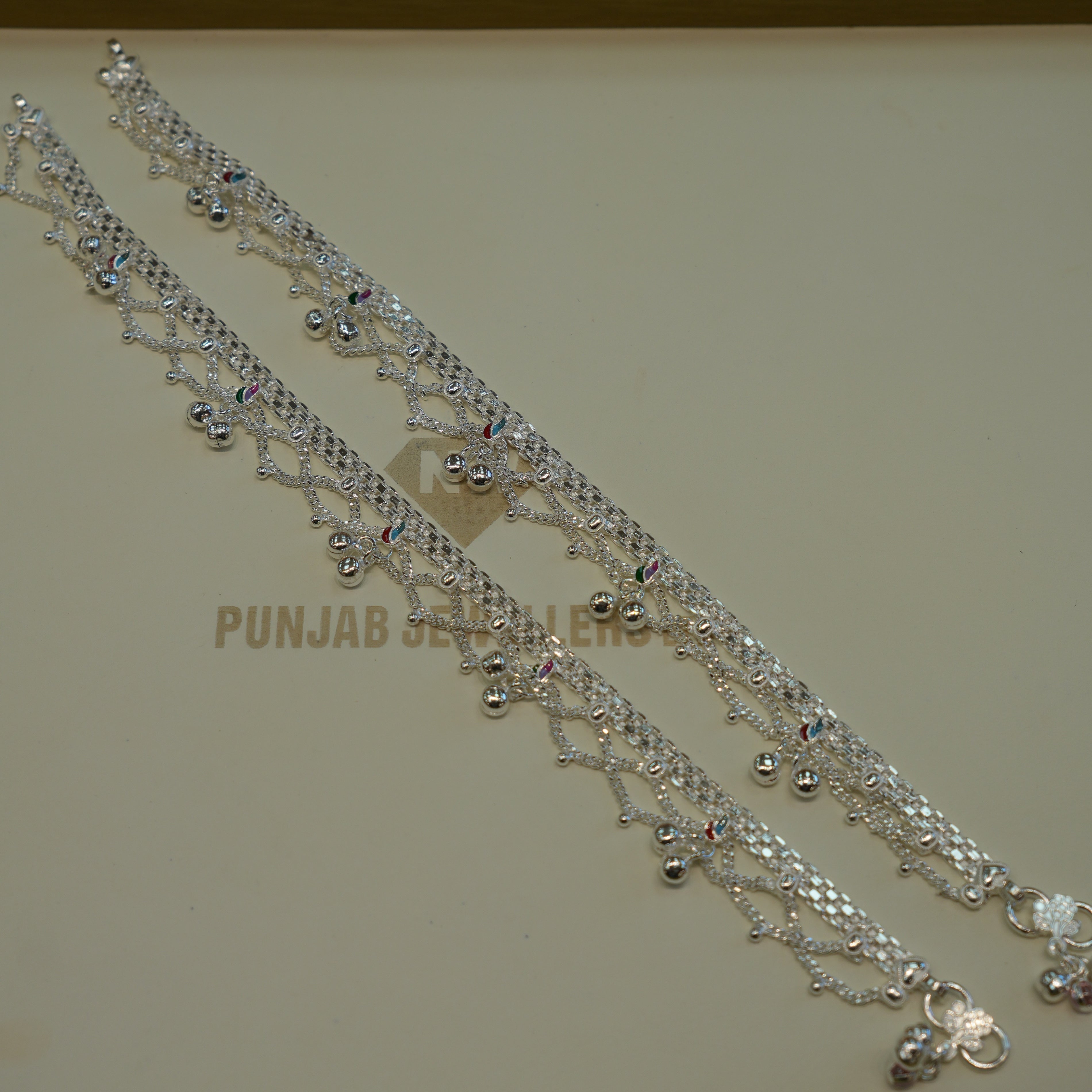 Silver Anklets
