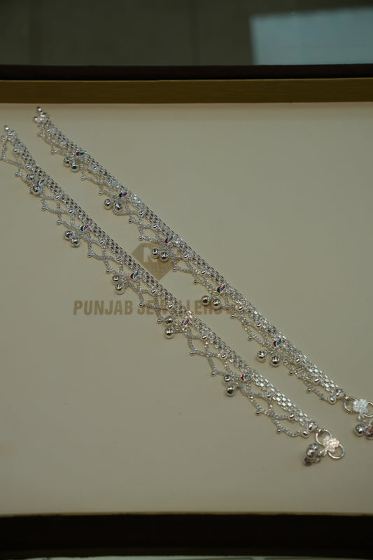 Silver Anklets