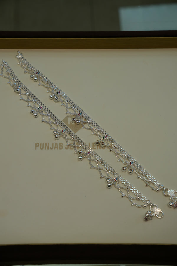 Silver Anklets