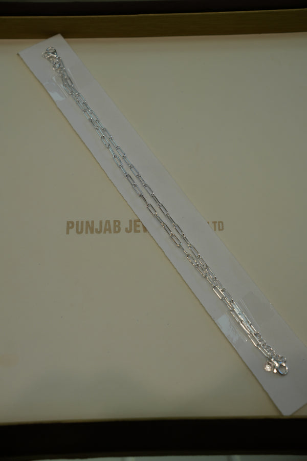 Silver Classic Anklets
