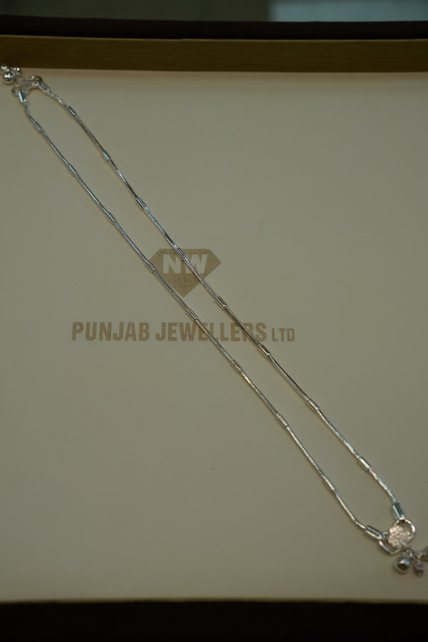 Silver Elegant Anklets