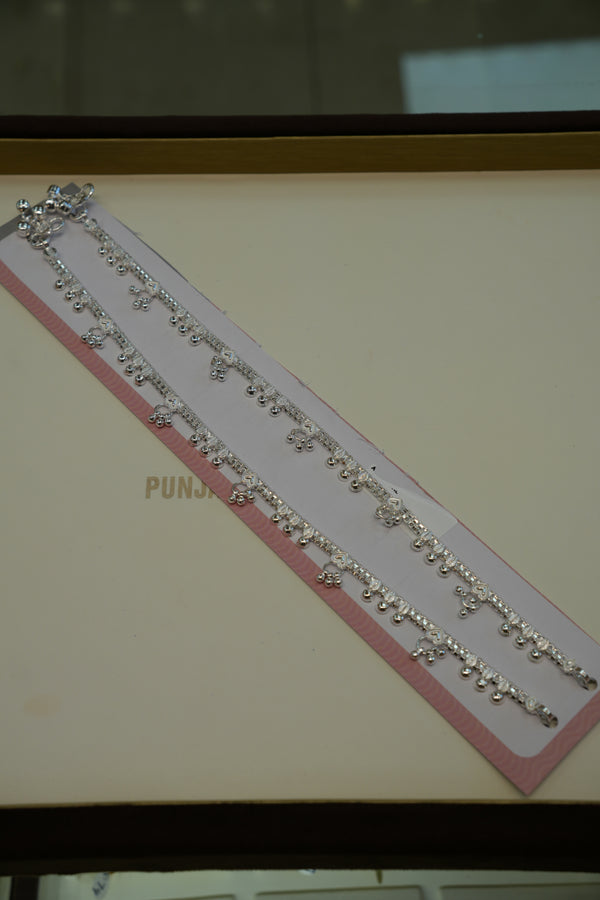 Silver Graceful Anklets