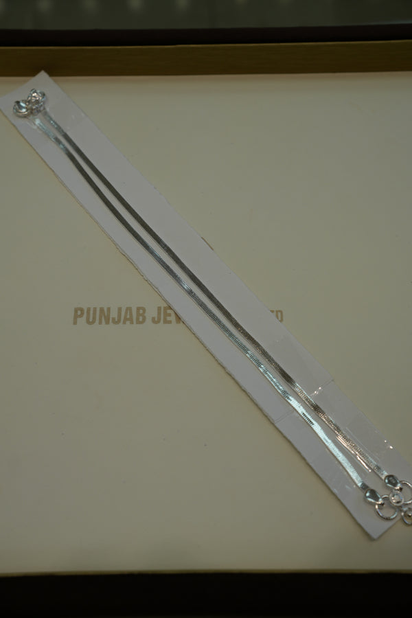 Silver Designer Anklets