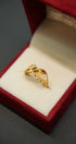 Elegant yellow gold ring crafted in 22K gold