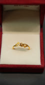 Luxury 22K gold ring with timeless elegant design