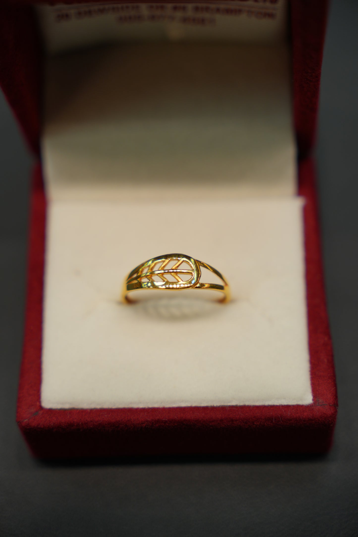 22K Gold Ladies Ring