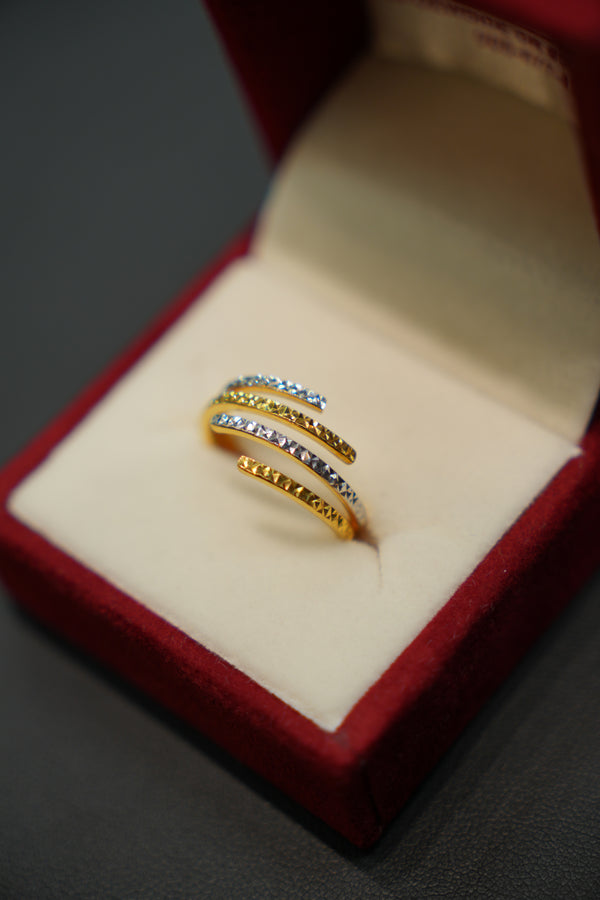 22K Gold Fashion Forward Ring