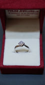 14K Gold Minimal Diamond Ring