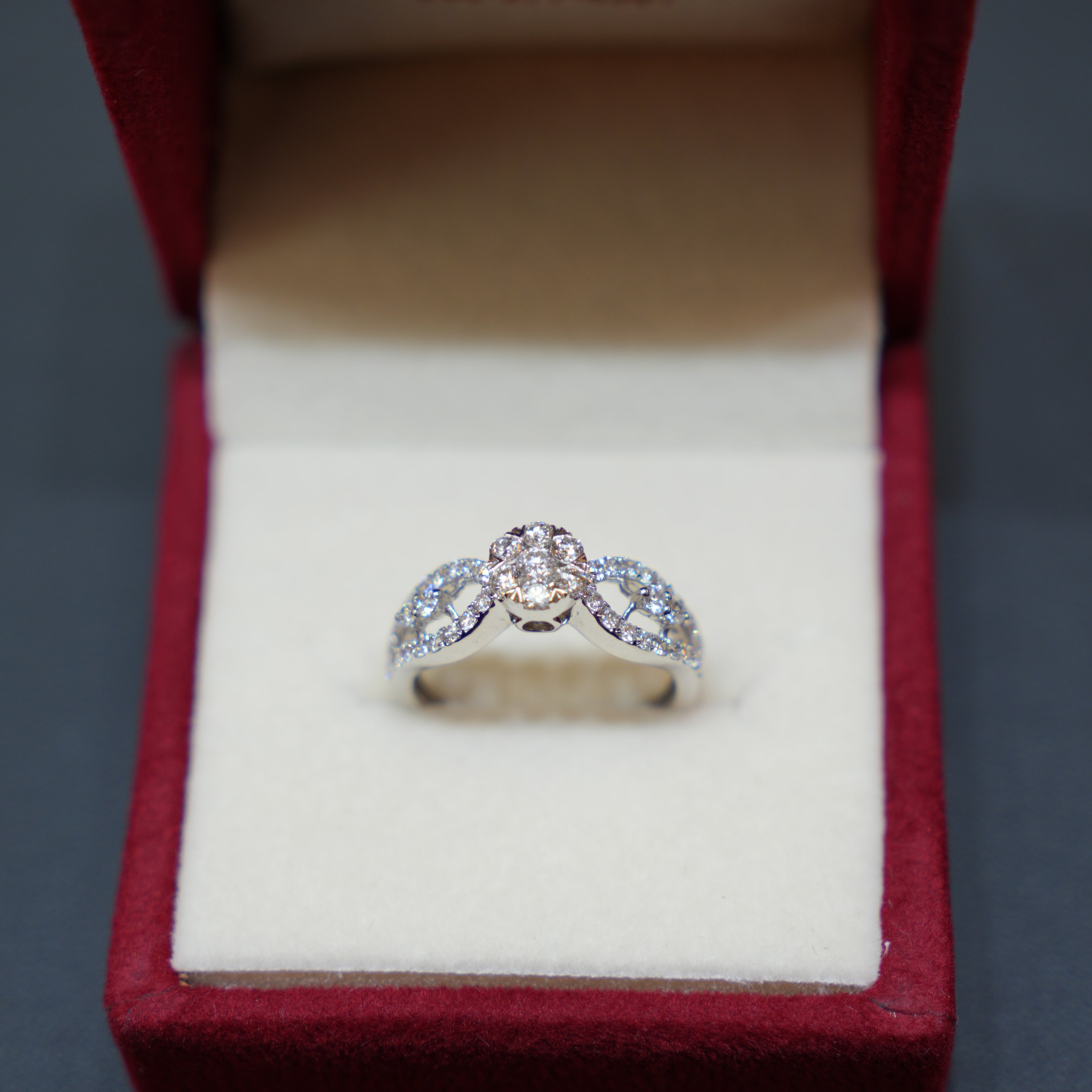 Polished stone ring
