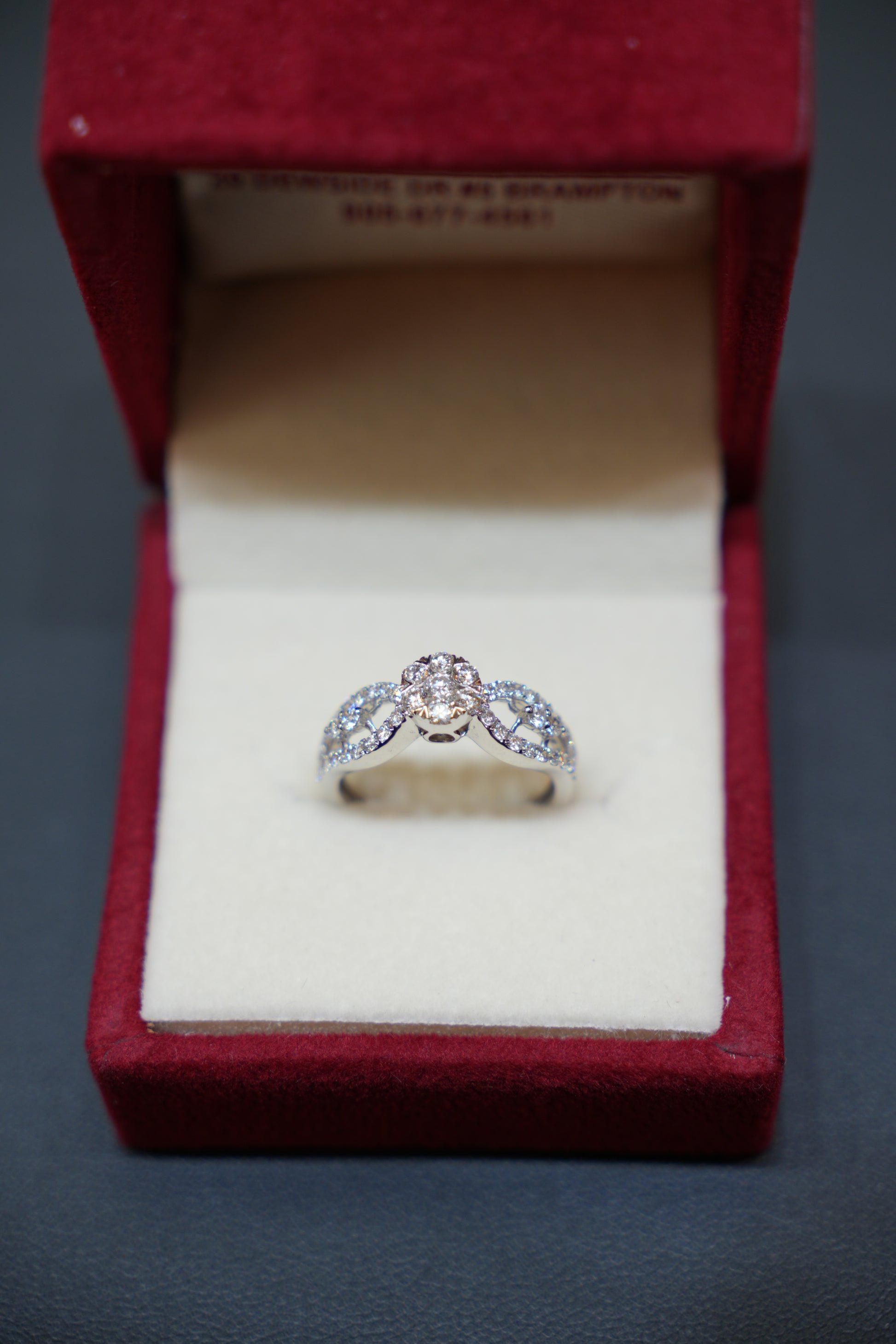 Polished stone ring