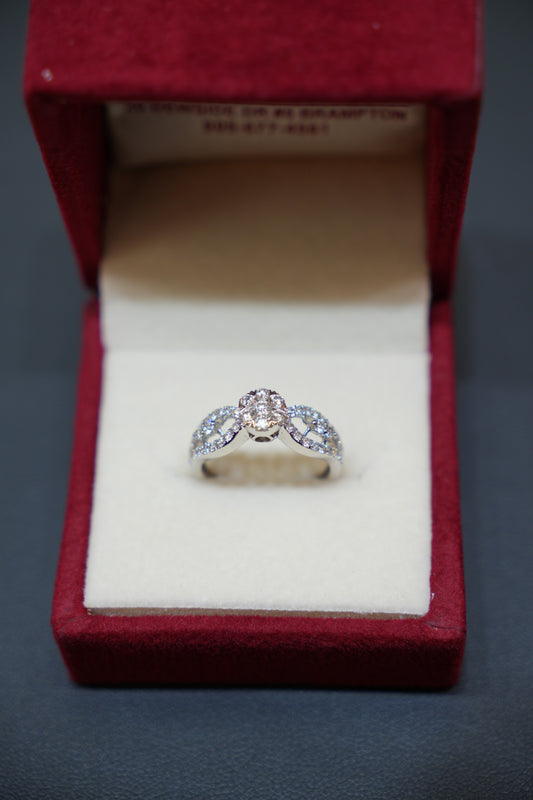 14K Natural Diamond Ring