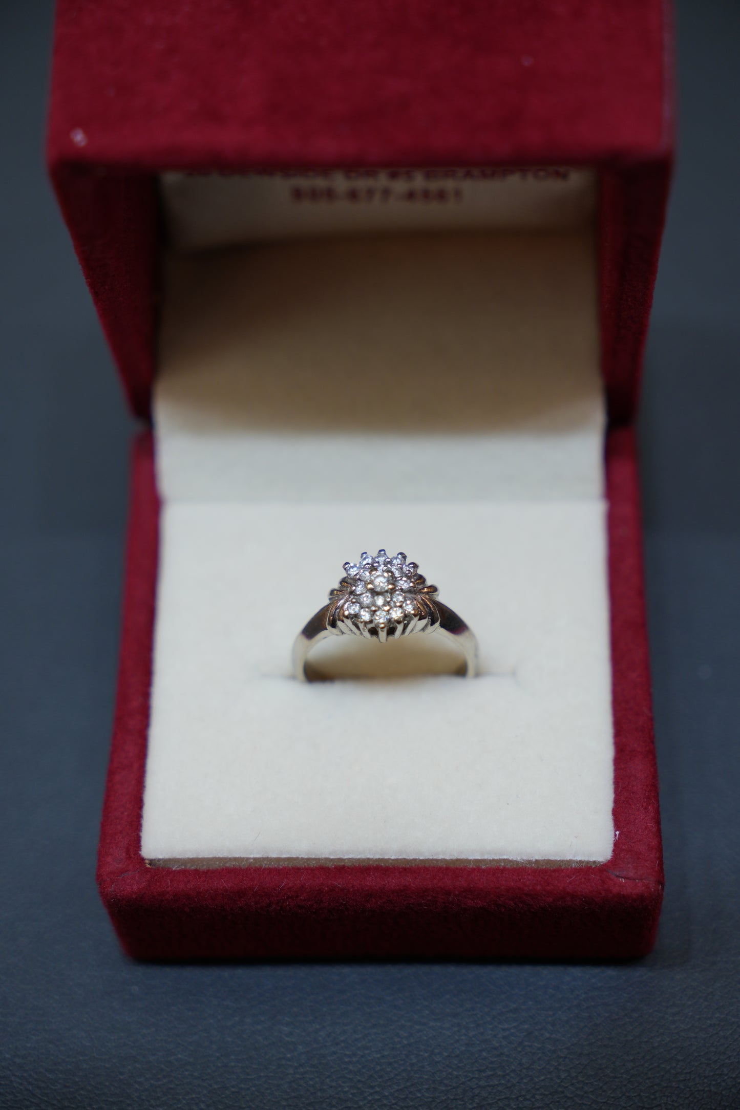 18K Natural Diamond Ring