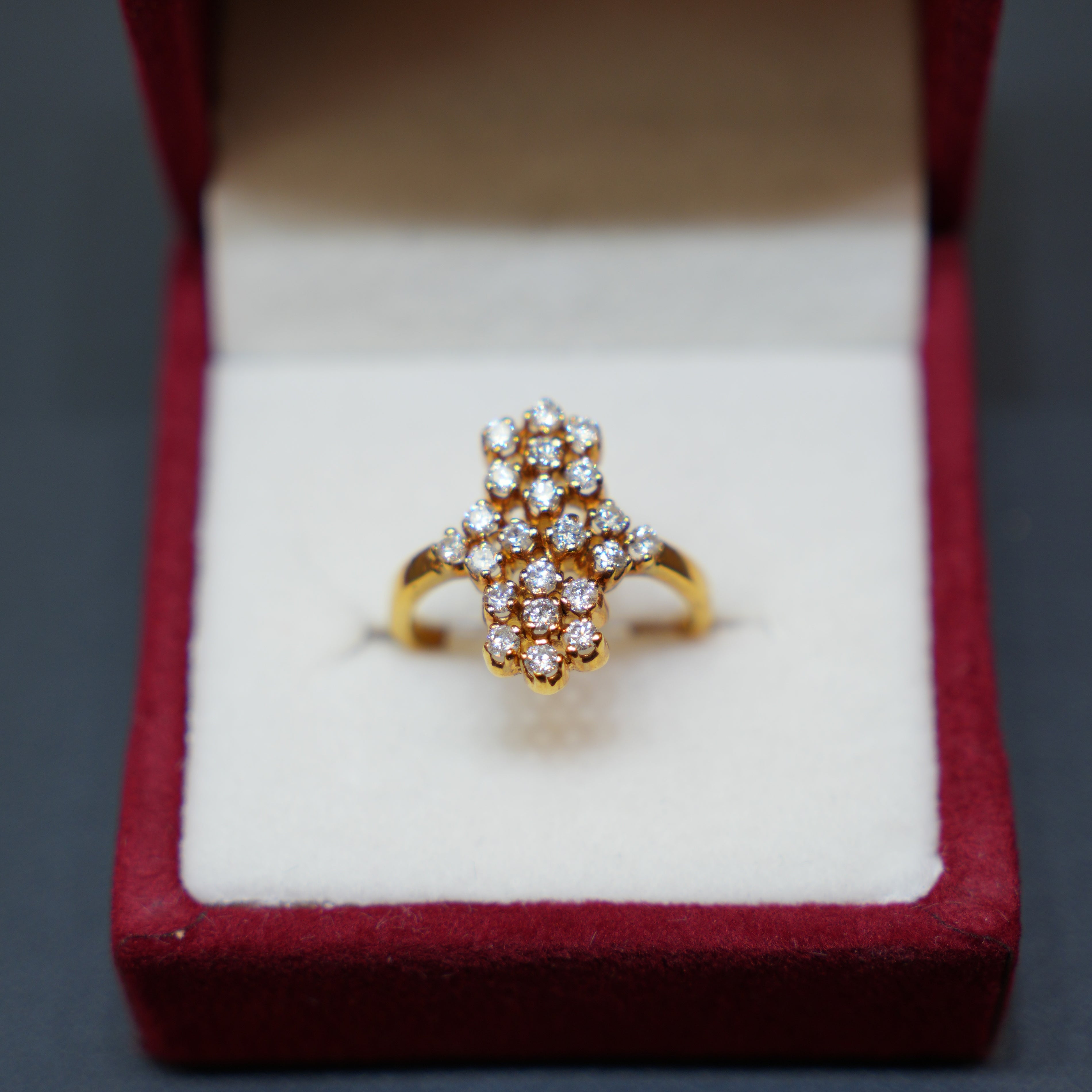 18K Premium Diamond Ring