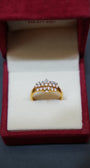18K Natural Diamond Elegant Ring