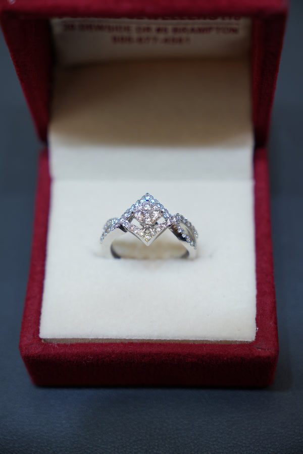 14K Premium Gold Diamond Ring