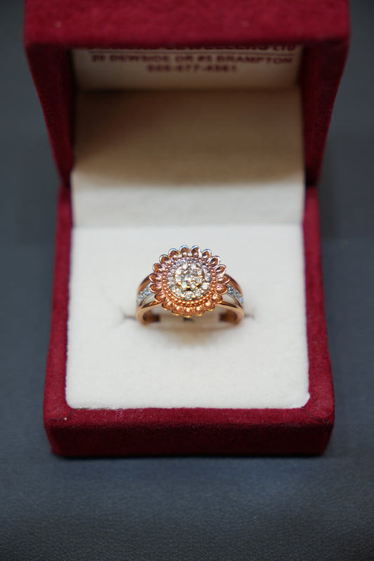 14K Natural Diamond Ring