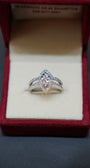 14K White Gold Diamond Ring
