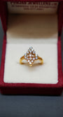 18K Natural Diamond Ring