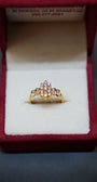 18K Natural Diamond Band