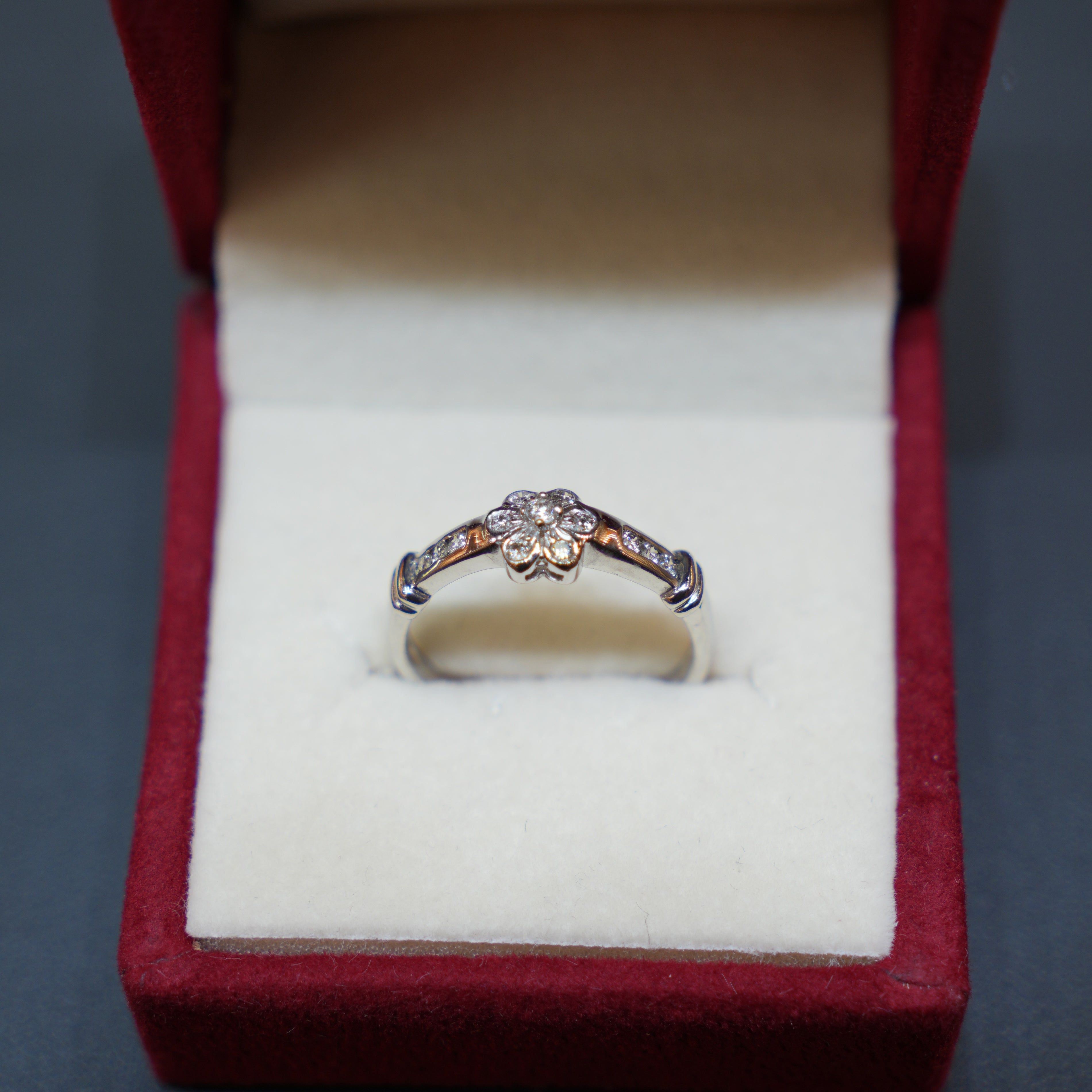 14K Natural Diamond Ring