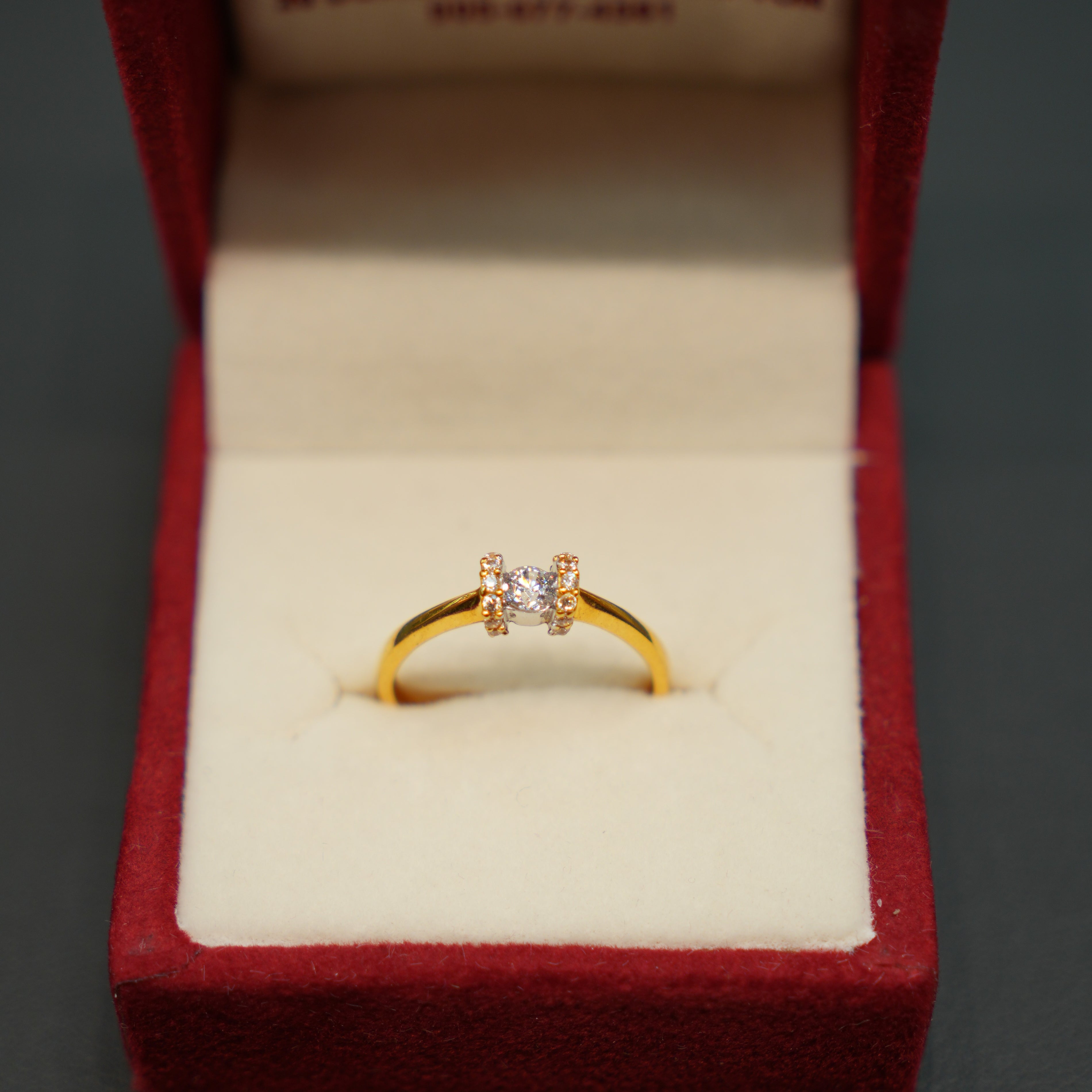 22K Gold Trendy Ring
