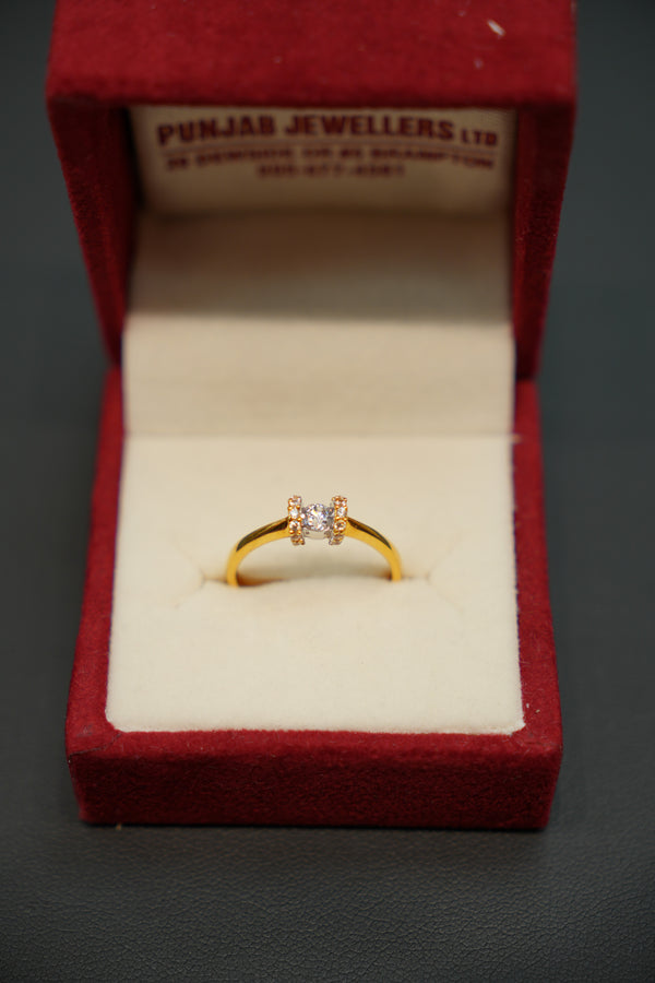 22K Gold Trendy Ring
