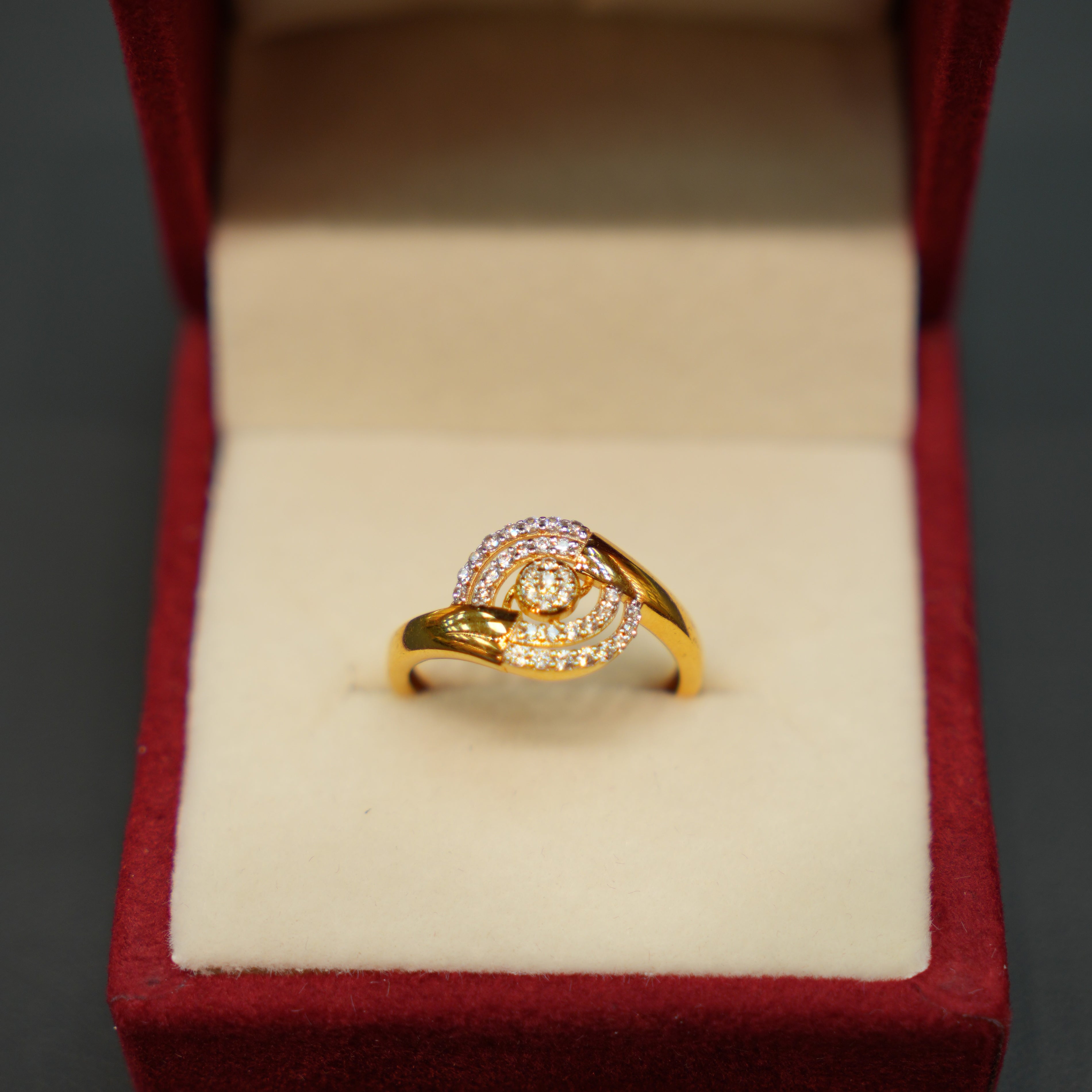 22K Gold Chic Ring