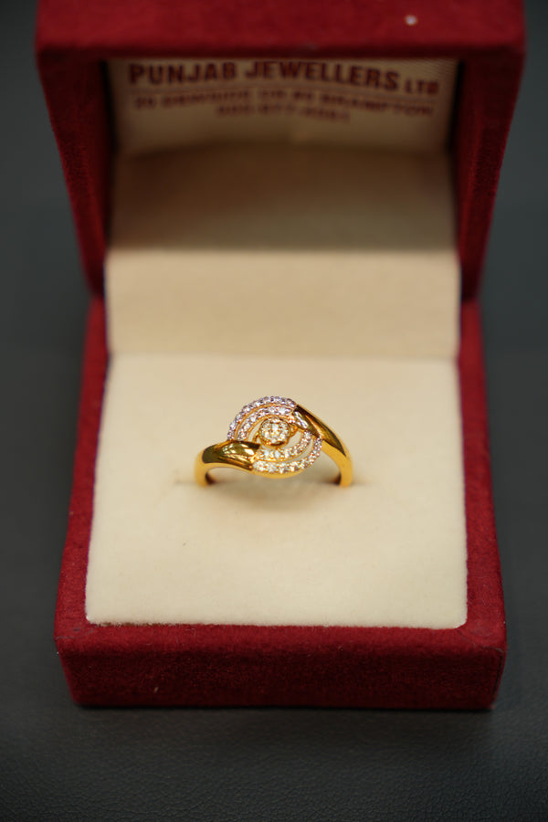 22K Gold Chic Ring