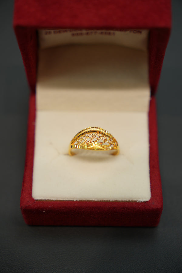 22K Gold Stylish Ring