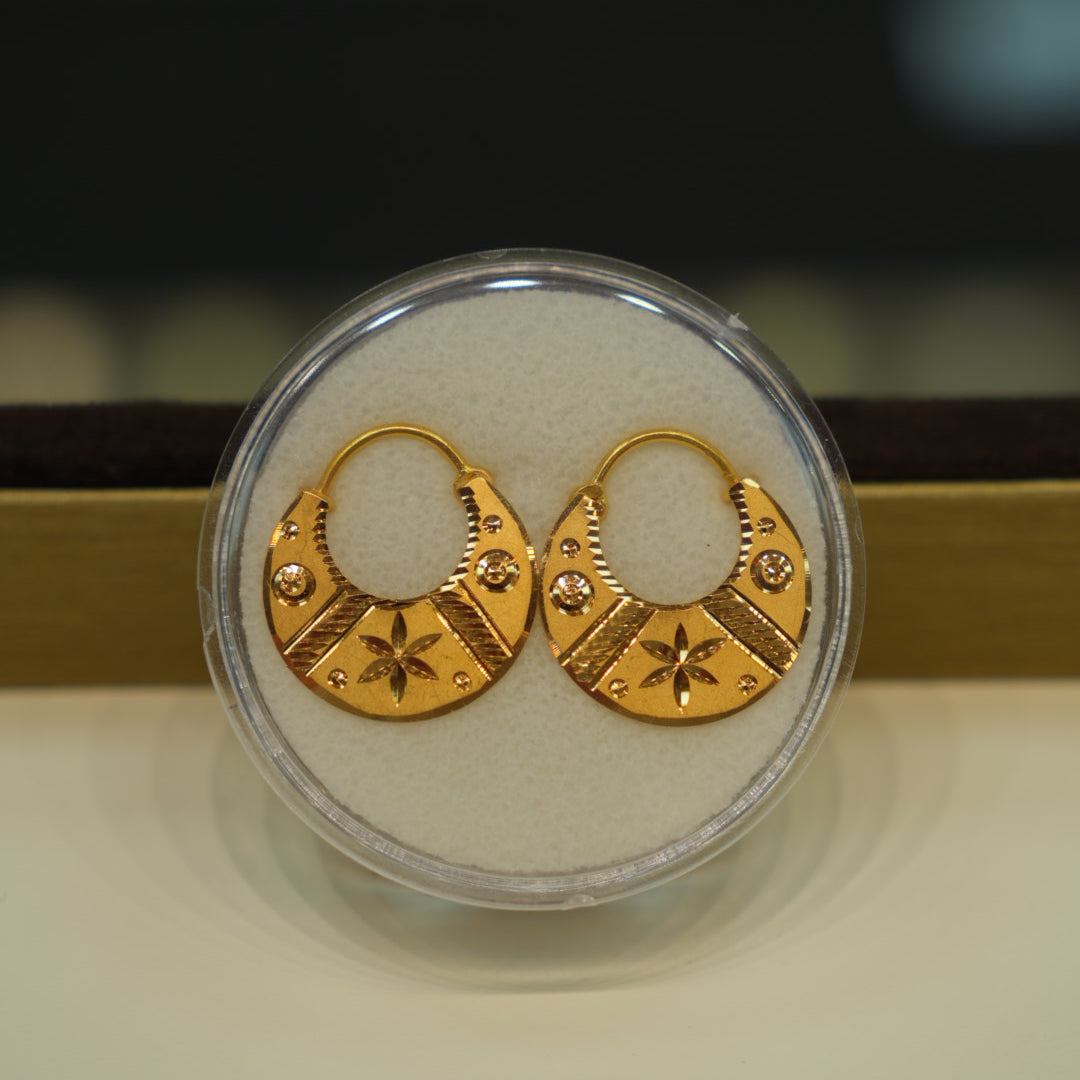 22K Gold Nattiyan Earring
