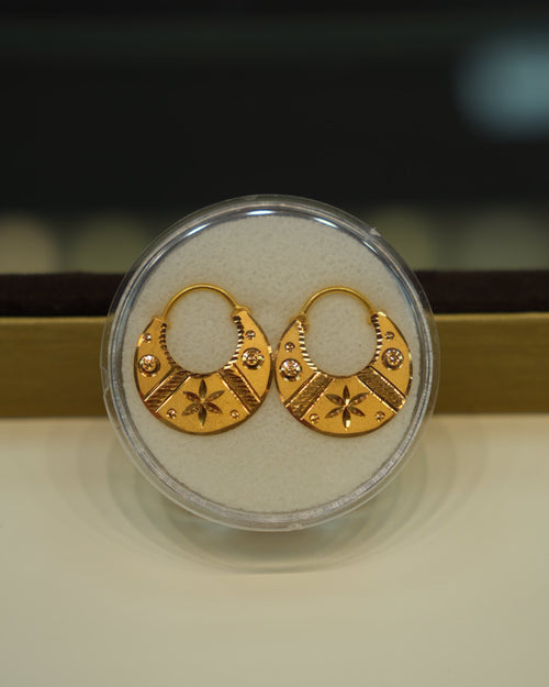 22K Gold Nattiyan Earring