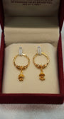 22K Gold Ladies Hoop Earrings