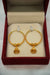 22K Gold Ladies Hoop Earrings