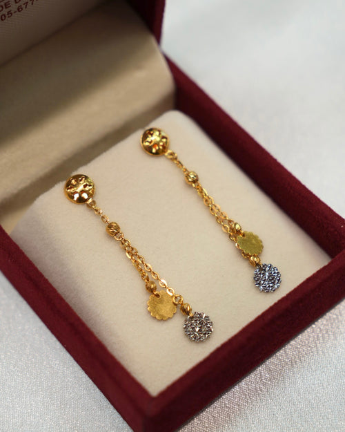 22K Gold Ladies Earrings