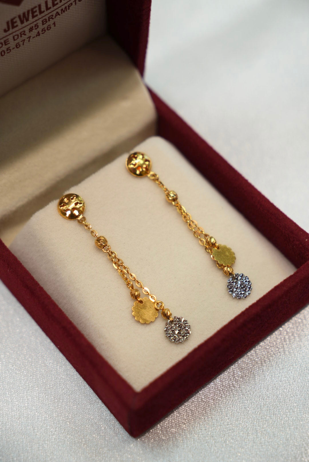 22K Gold Ladies Earrings