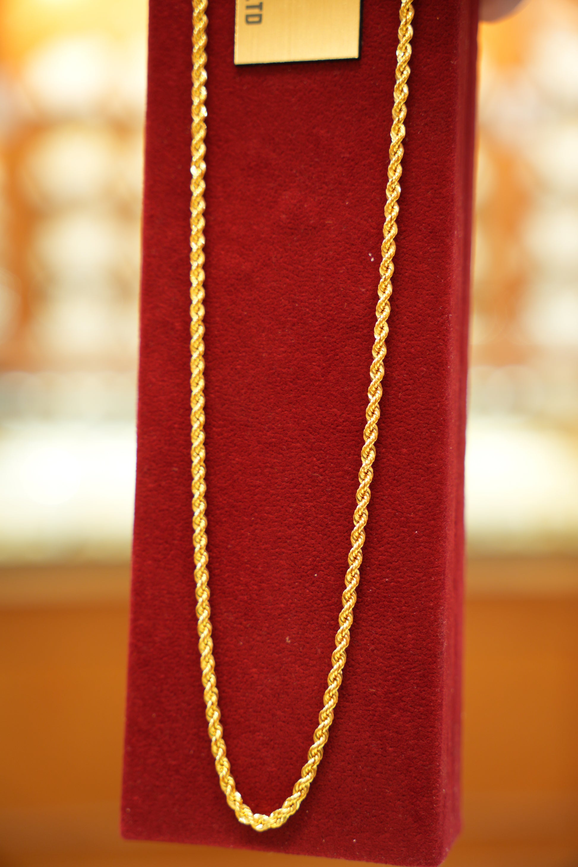 22K Gold Men's Chain (20 Inches)