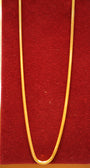 22K Gold Plain Chain (20 Inches)
