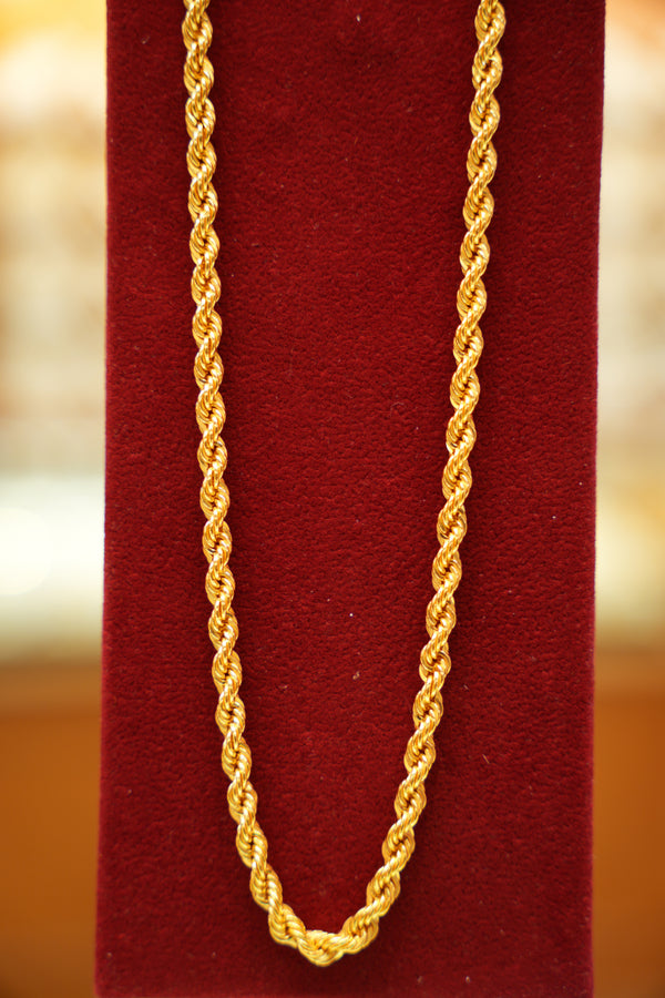 22K Gold Men's Chain (22 Inches)