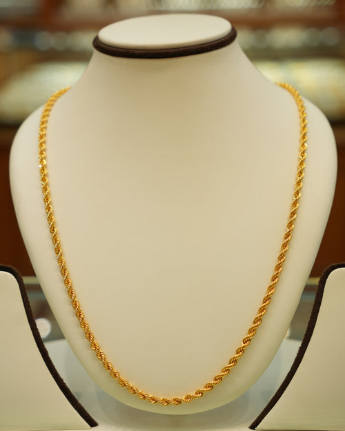 22K Gold Men's Chain (22 Inches)