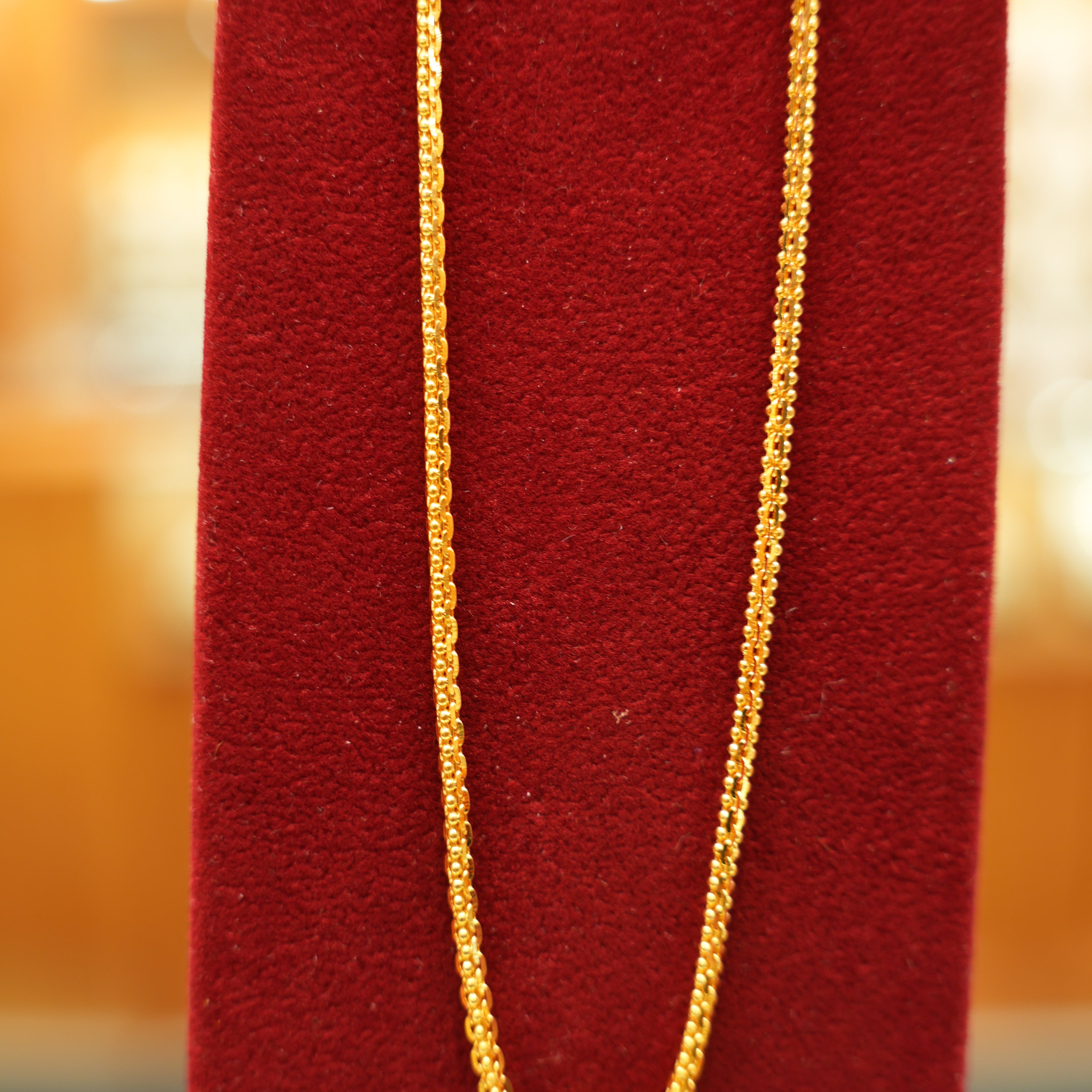 22K Gold Heavy Mens Chain