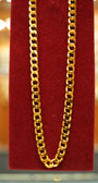 22K Gold Sleek Mens Chain