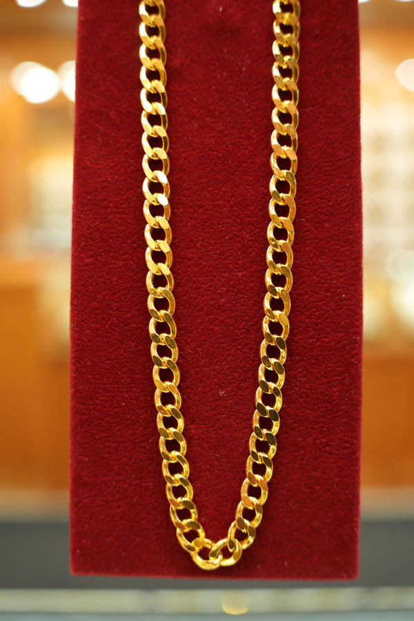 22K Gold Men's Chain (20 Inches)