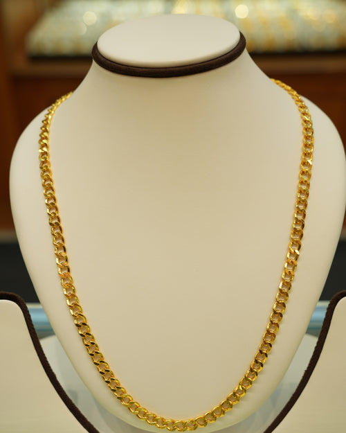 22K Gold Men's Chain (20 Inches)