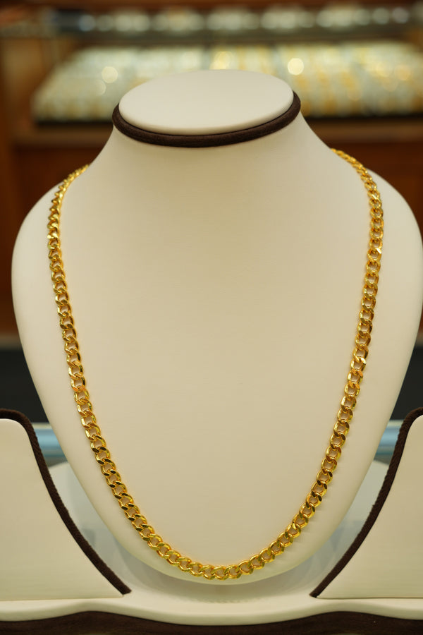 22K Gold Men's Chain (20 Inches)
