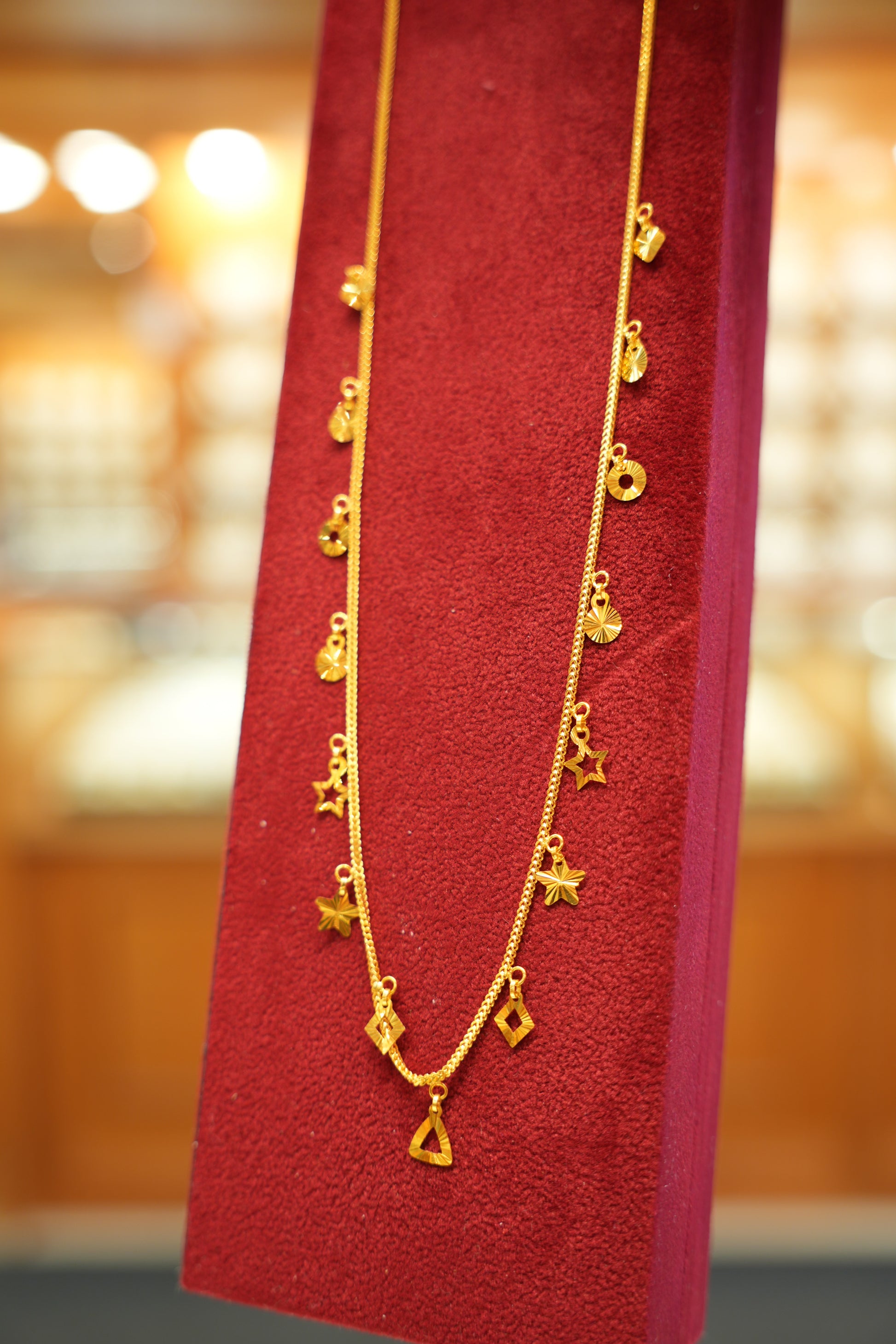 Traditional Indian gold chains collection