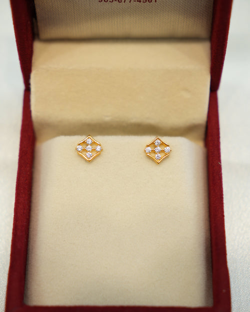 22K Gold Ladies Earrings