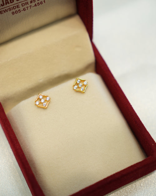 22K Gold Ladies Earrings